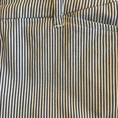 Croft & Barrow Black and White Striped Trousers