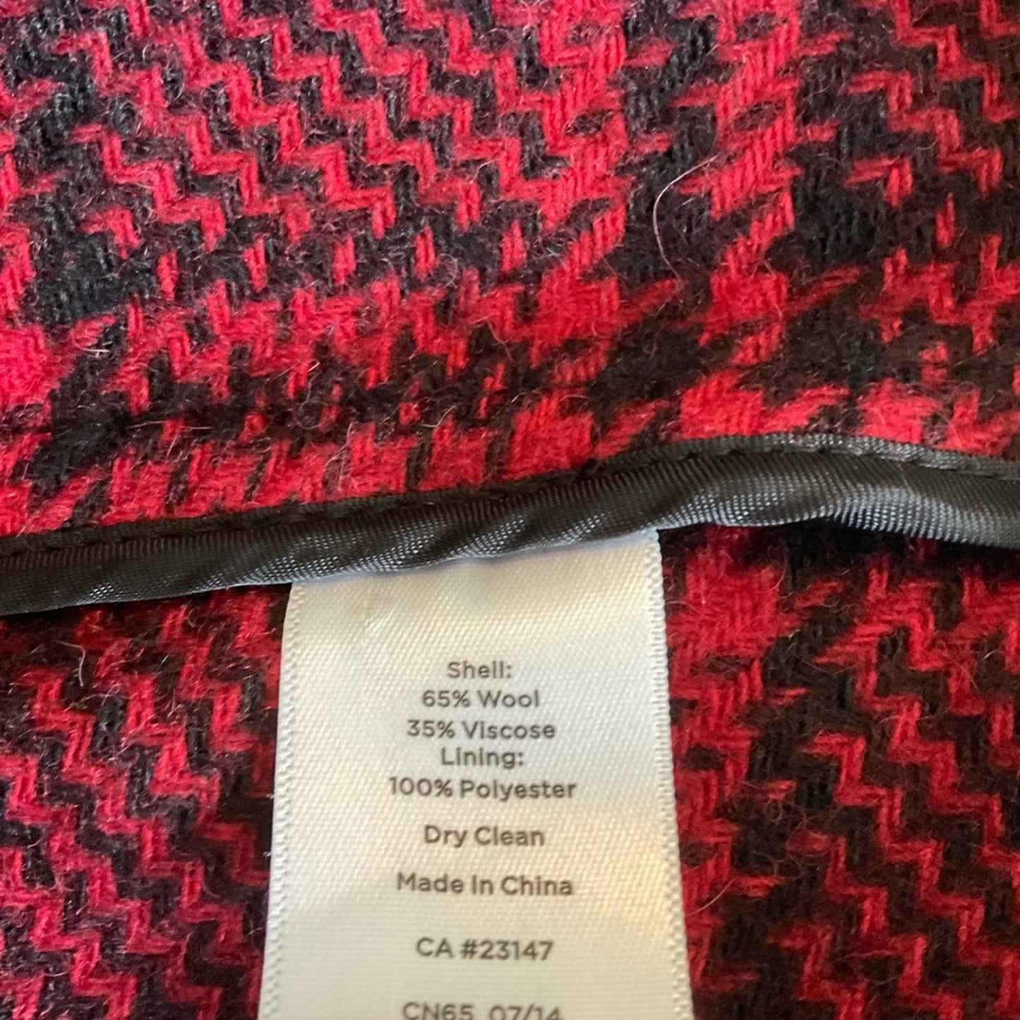 Talbots Red and Black Jacket - Women's