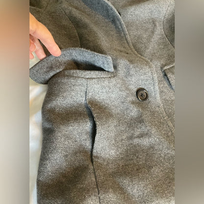 Banana Republic wool button down gray jacket .