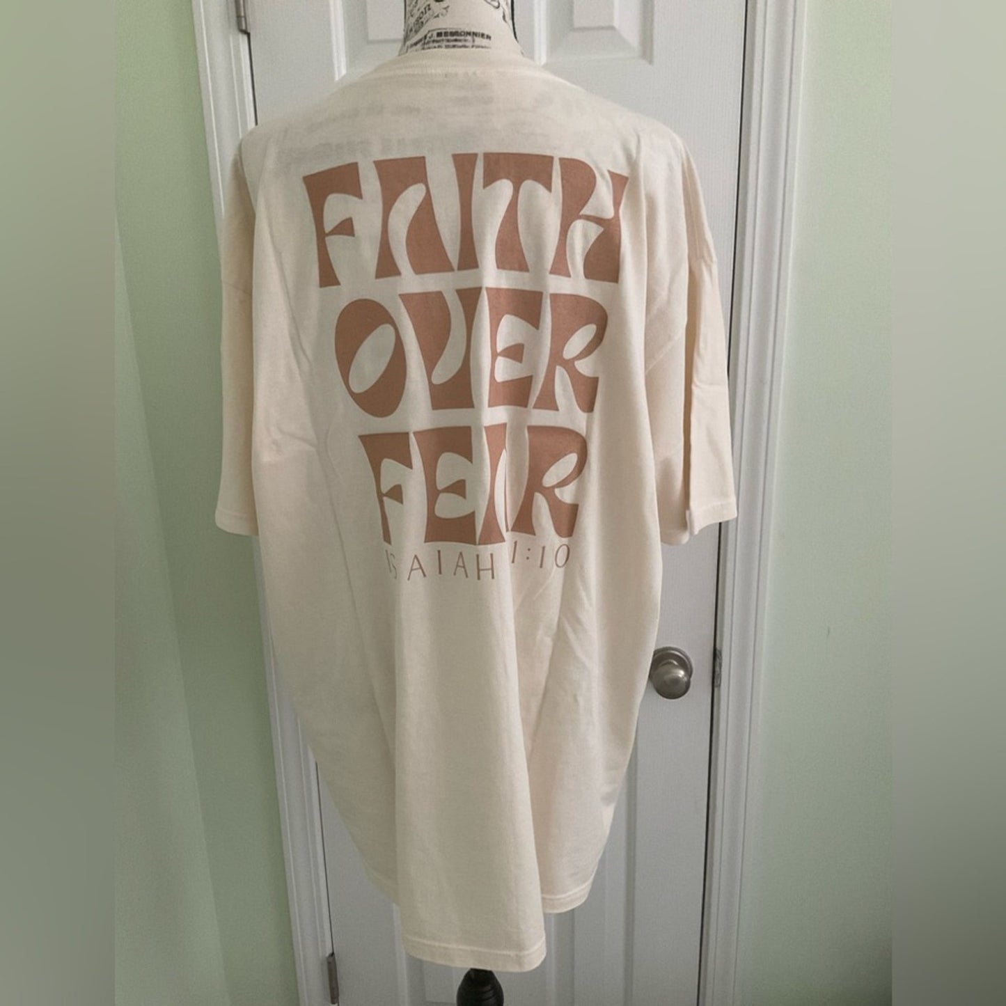 Comfort Colors Cream Faith Graphic Tee