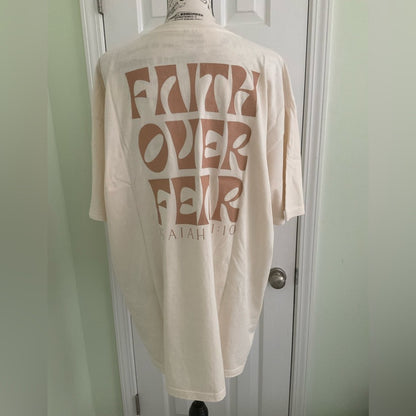 Comfort Colors Cream Faith Graphic Tee