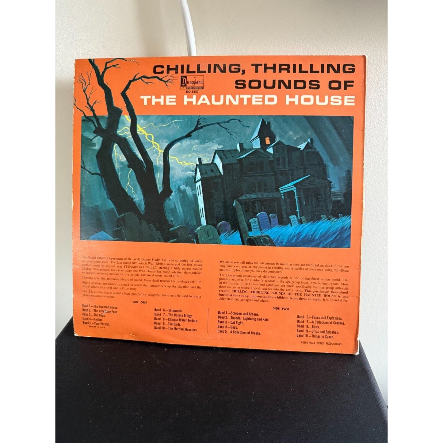 Chilling Thrilling Sounds of The Haunted House Vinyl LP Album Disneyland Records