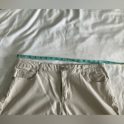 Crown & Ivy Women's Skinny Jeans - Cream