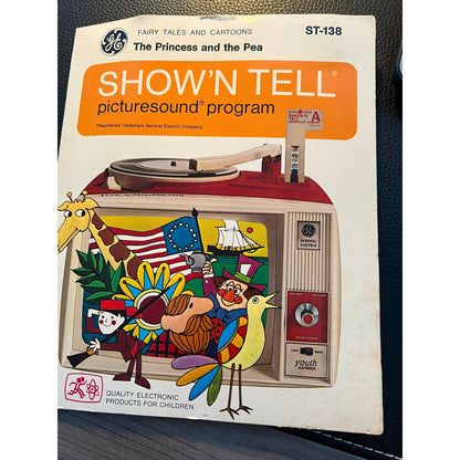 Show'N Tell Picturesound Program The Princess and the Pea ST-138 Vinyl LP Record