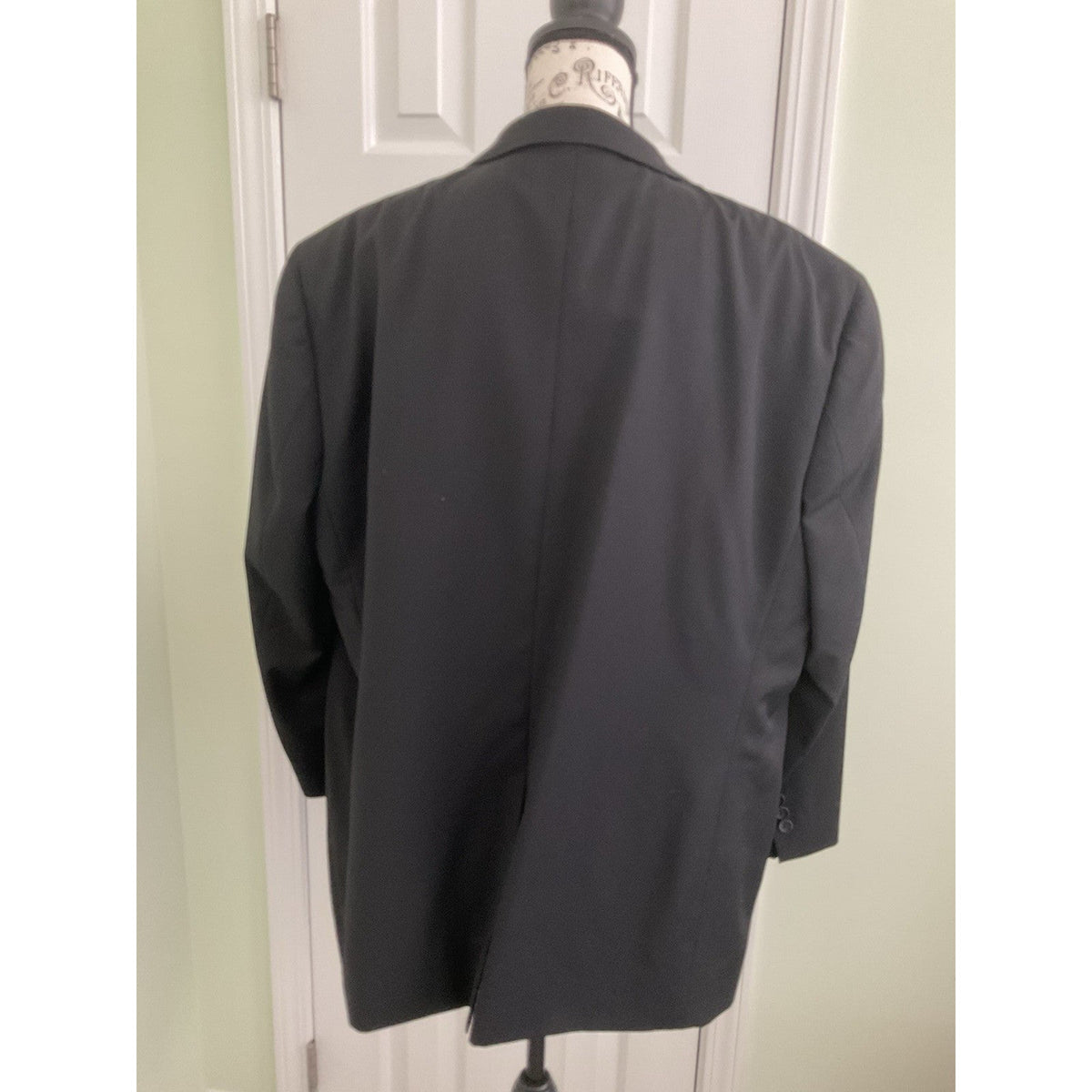 Joseph & Feiss Trio Mens Blazer 48S Black 100% Wool