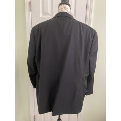 Joseph & Feiss Trio Mens Blazer 48S Black 100% Wool