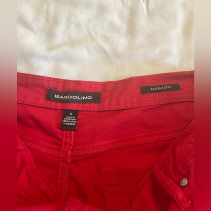Bandolino Vibrant Red Women's Bermudas