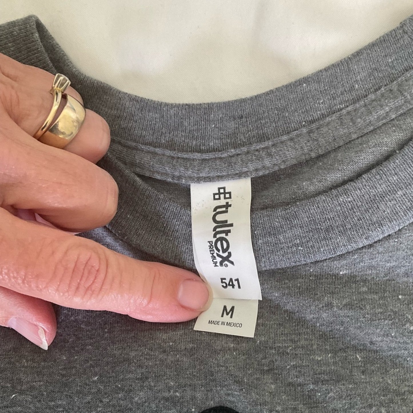 Tultex Gray Short Sleeve Tee