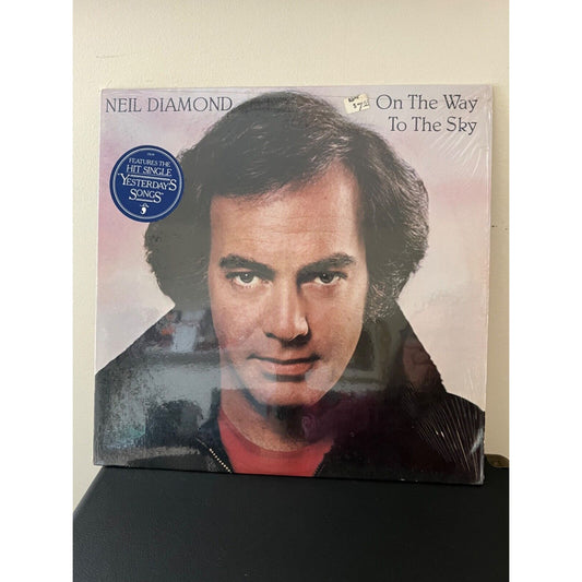 Neil Diamond On The Way To The Sky Columbia Records 1981 33 RPM Vinyl Record LP