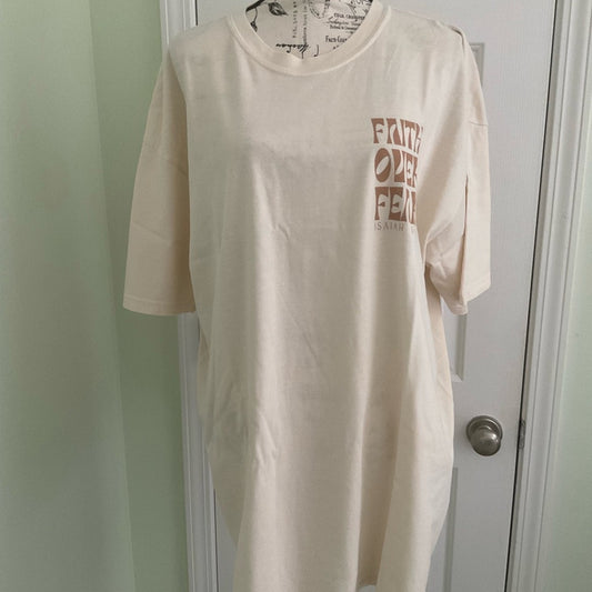 Comfort Colors Cream Faith Graphic Tee