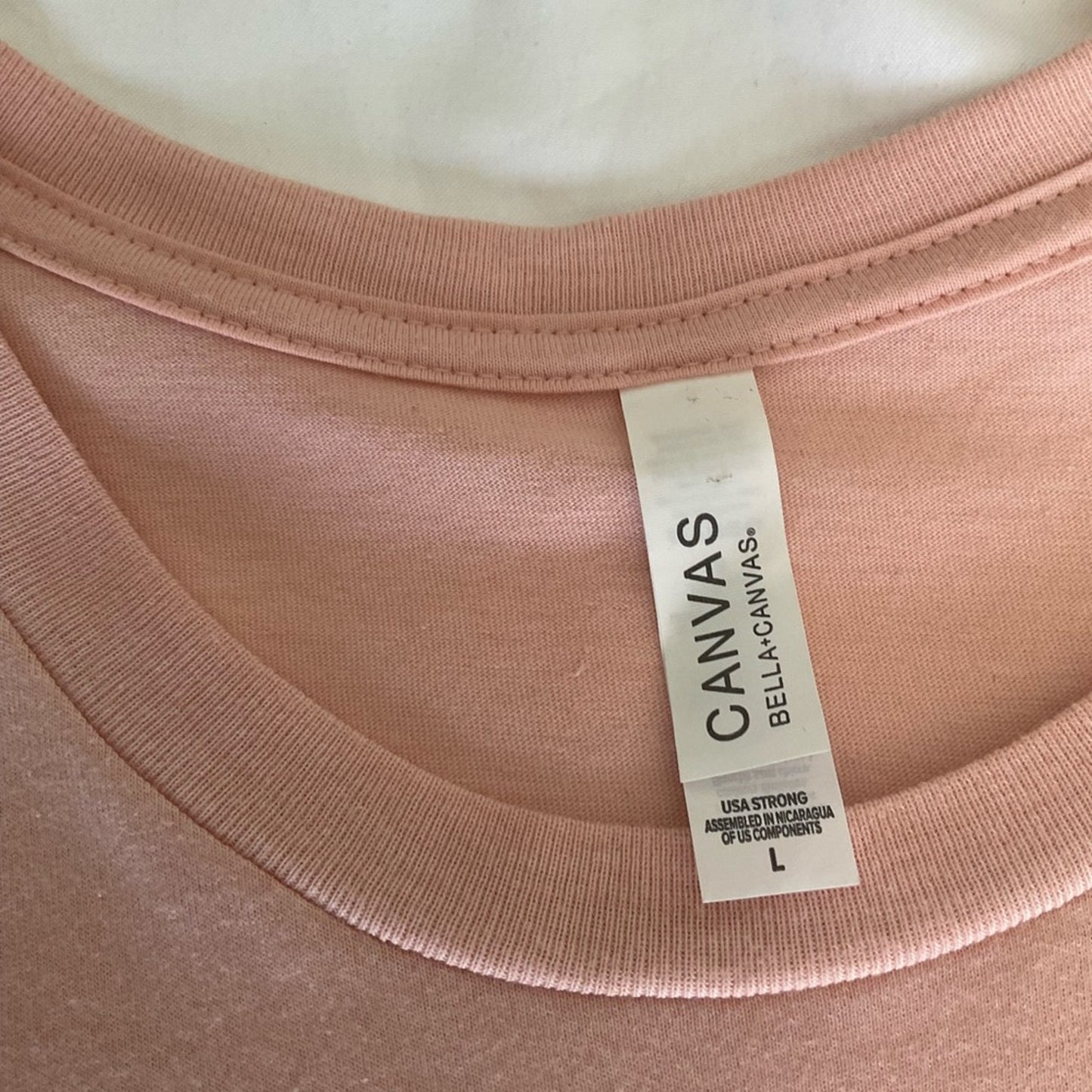 Bella Canvas blush pink  'Grateful' Tee