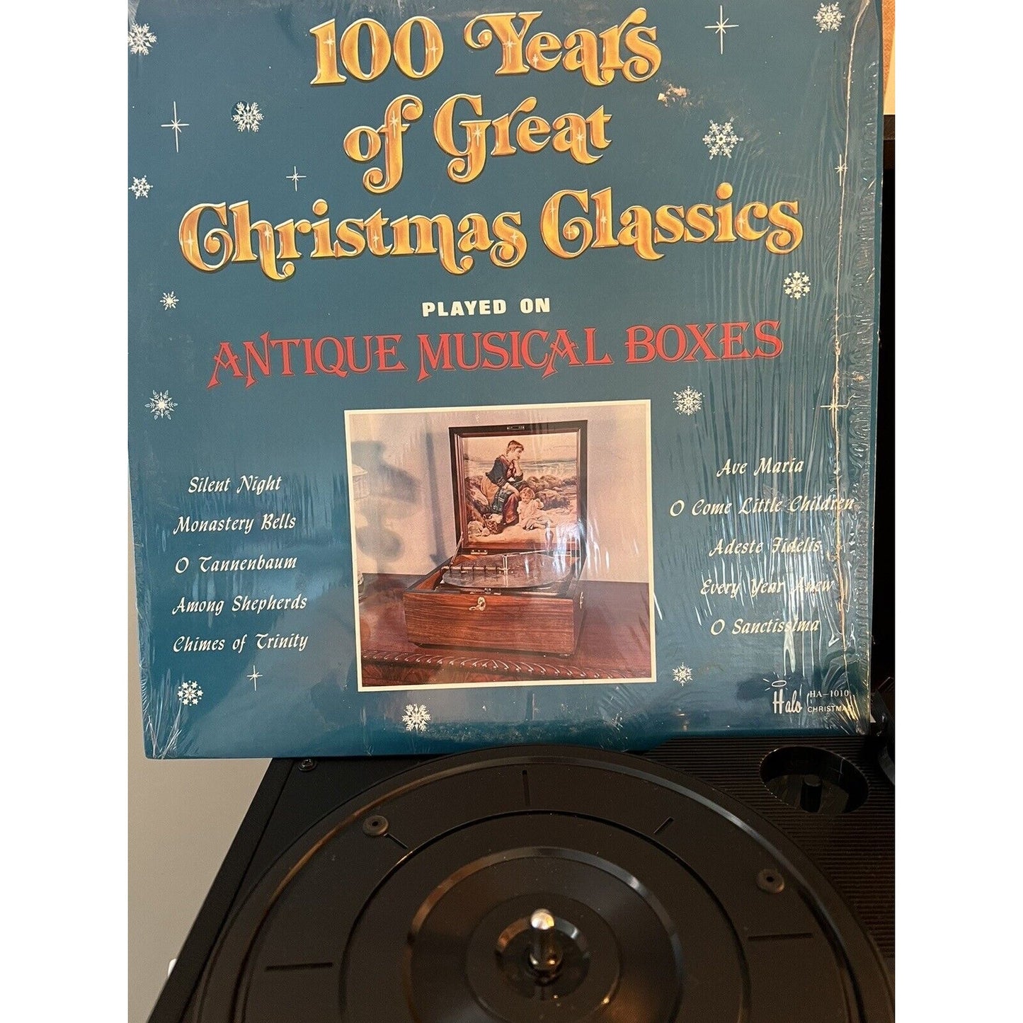 100 years of Great Christmas Classics Antique Music Boxes LP Vinyl album