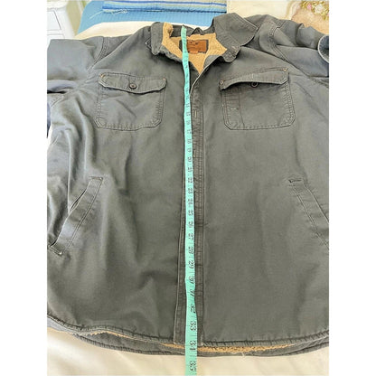 Outdoor Life Sherpa-Lined Men's Gray Jacket XL