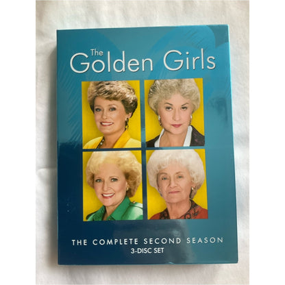 The Golden Girls - The Complete Second Season (3-Disc Set) - Teal & Yellow Cover