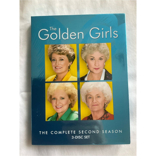 The Golden Girls - The Complete Second Season (3-Disc Set) - Teal & Yellow Cover