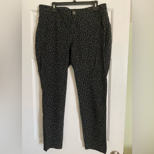 Cato black Animal print pants