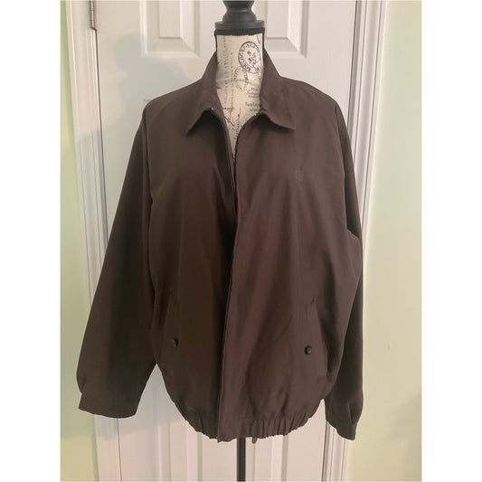 Chaps Brown Men's Bomber Jacket