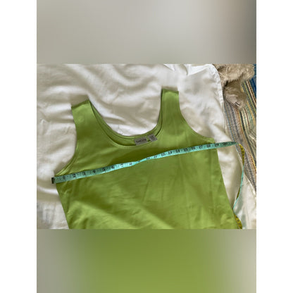 Chico's Microfiber Tank Top Green Size 2