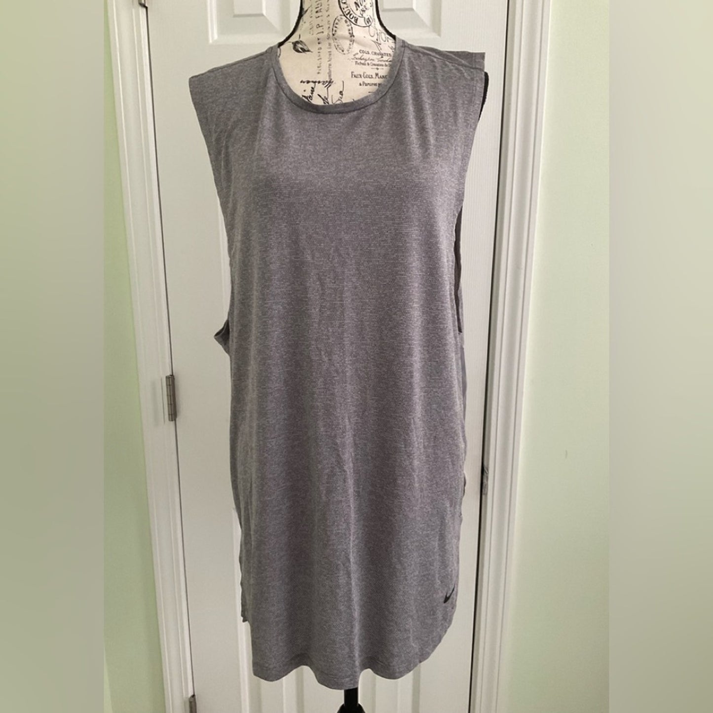 Nike Gray Muscle Tee for Men