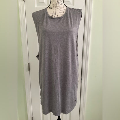 Nike Gray Muscle Tee for Men
