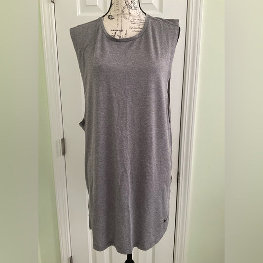 Nike Gray Muscle Tee for Men