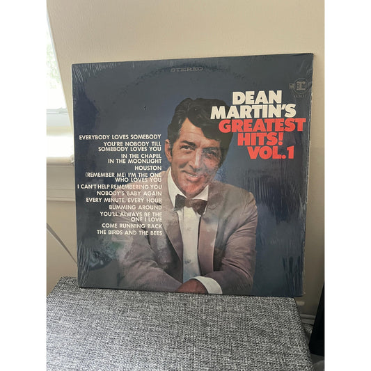 Dean Martin's Greatest Hits Vol. 1 1968 Stereo Vinyl LP Rat Pack Crooner RS-6301