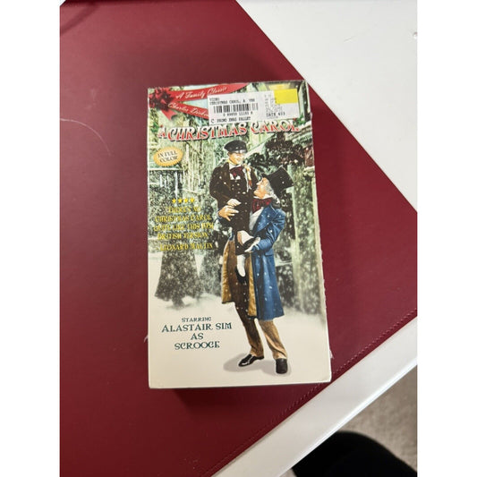 A Christmas Carol (VHS, 1994, Colorized Version)