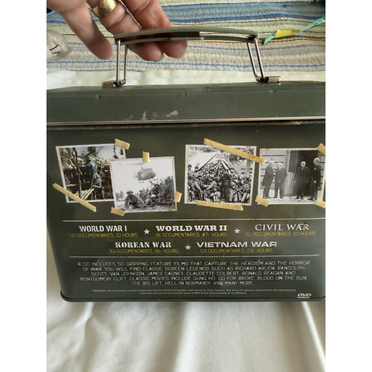 America Stories of War (DVD, 2008, 36-Disc Set, Collectors Tin) *Brand New*