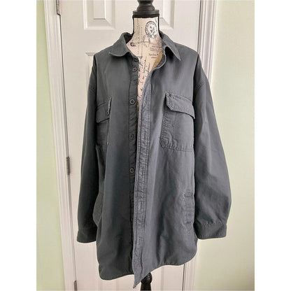 Outdoor Life Sherpa-Lined Men's Gray Jacket XL