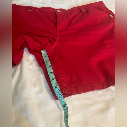 Bandolino Vibrant Red Women's Bermudas