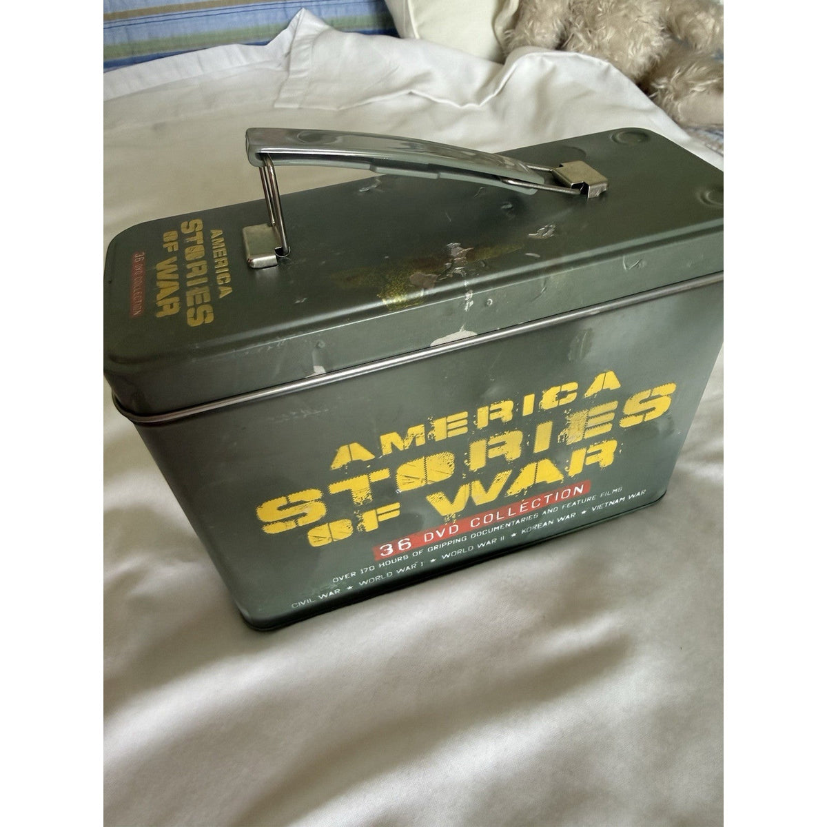 America Stories of War (DVD, 2008, 36-Disc Set, Collectors Tin) *Brand New*