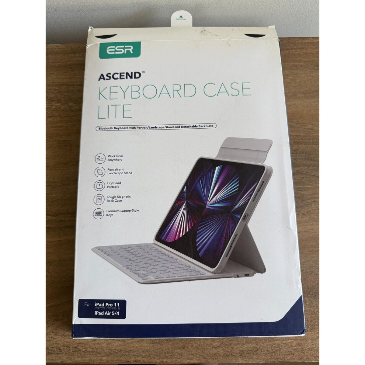 ESR Ascend Keyboard Case Lite, iPad Keyboard Case Compatible with iPad Pro 11/iP