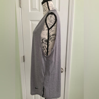 Nike Gray Muscle Tee for Men