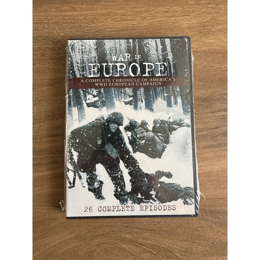 War In Europe (DVD, 2-Disc Set, 2012) 26 Complete Episodes 8+ Hours WWII