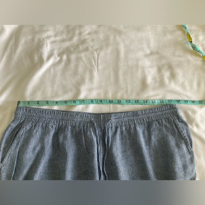 Anne Klein Navy Striped Drawstring Shorts