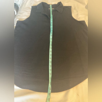Style & Co. Black Sleeveless Tunic