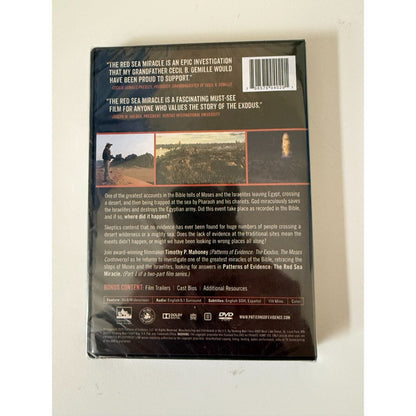 THE RED SEA MIRACLE PART 1 of two [DVD, 2020] Patterns Of Evidence SEALED NEW