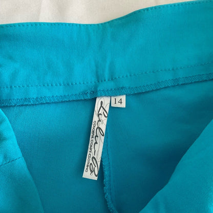 Lulu-B Turquoise Ankle Pants