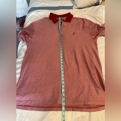 Ashworth Red Polo Shirt Classic Short-Sleeved Design