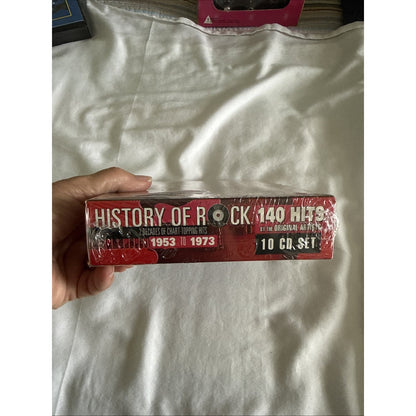 HISTORY OF ROCK: 1953 to 1973 - 140 Chart Topping Hits - 10 Disc CD Set - SEALED