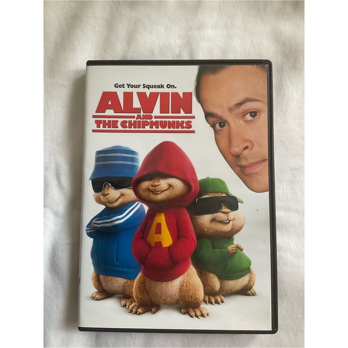Alvin and the Chipmunks DVD - Red, Blue, Green Cover