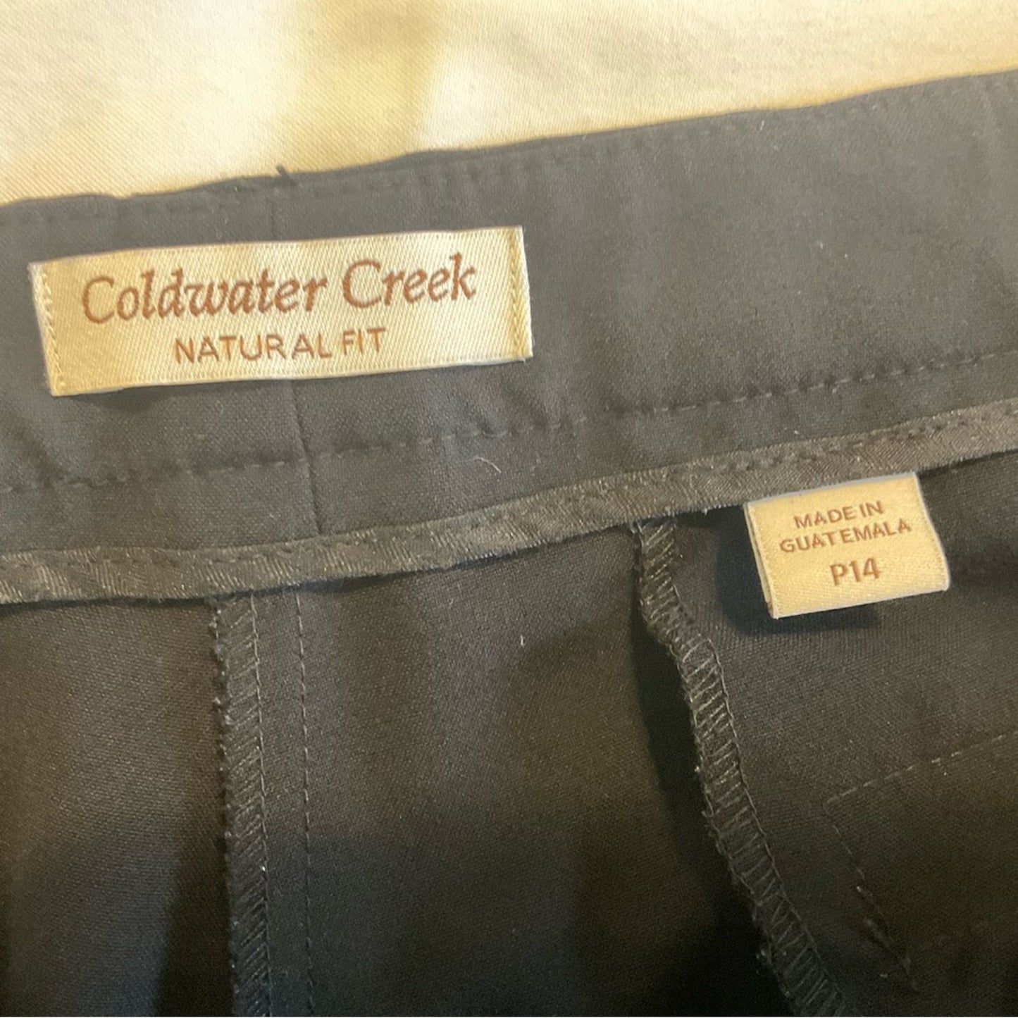 Coldwater Creek Women's Black Trousers