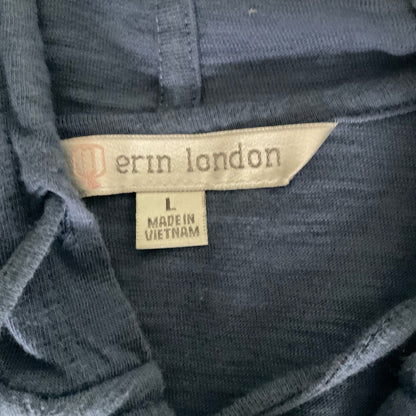 Erin London Blue Hooded pullover