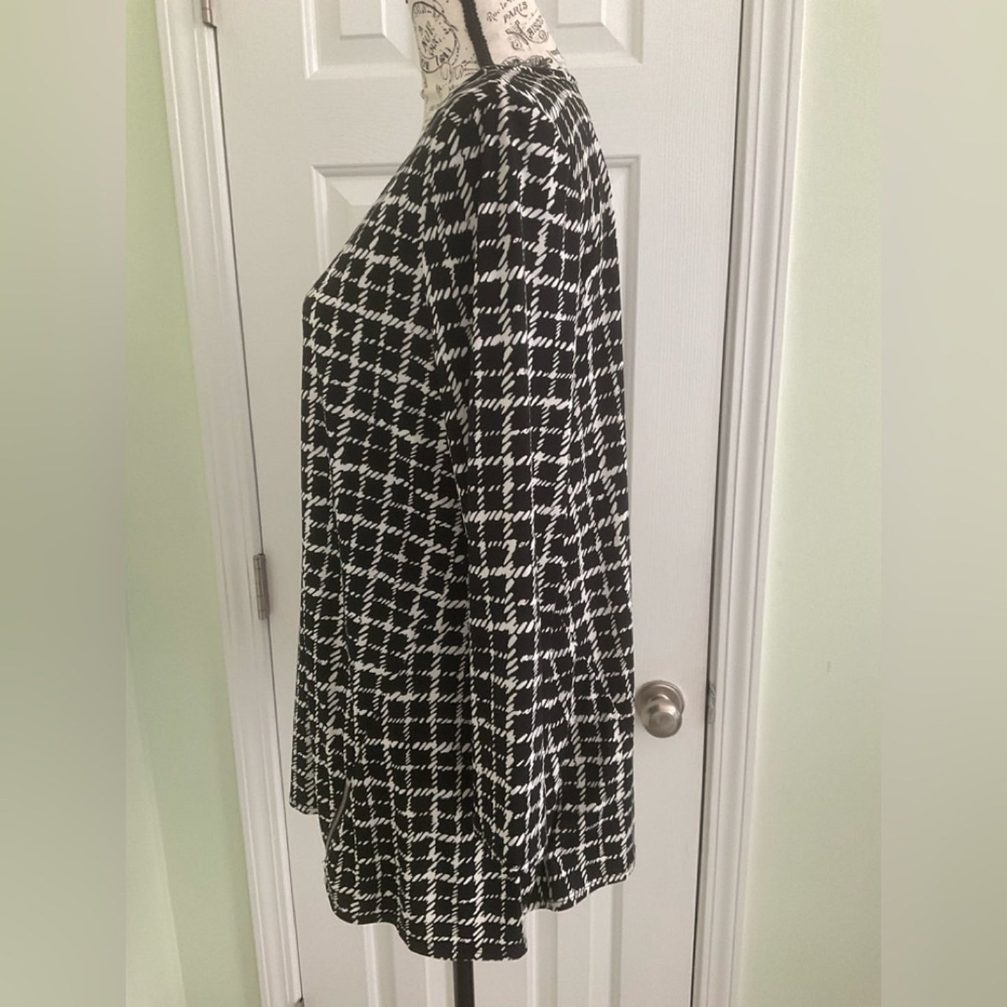 Rafaella Black and White Checked look Tunic