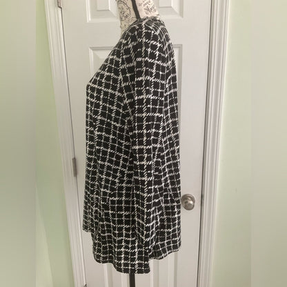 Rafaella Black and White Checked look Tunic