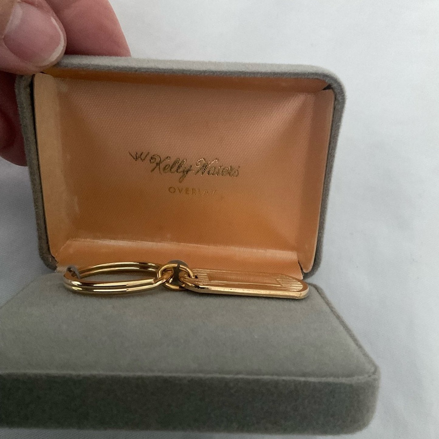 Vintage Gold plated Key Ring by Kelly Waters