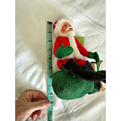 Annalee Dolls Santa ornament with gifts Santa Christmas