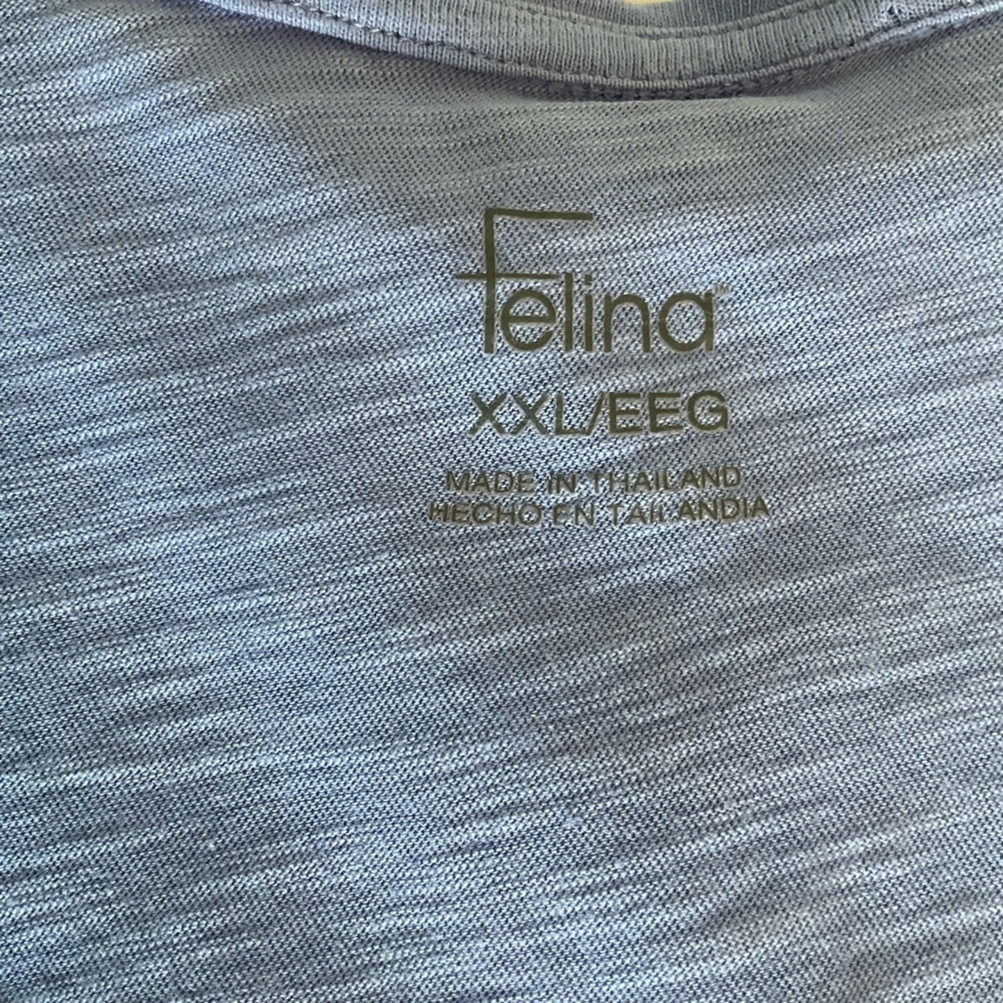 Felina Slubbed style v-neck T-Shirt