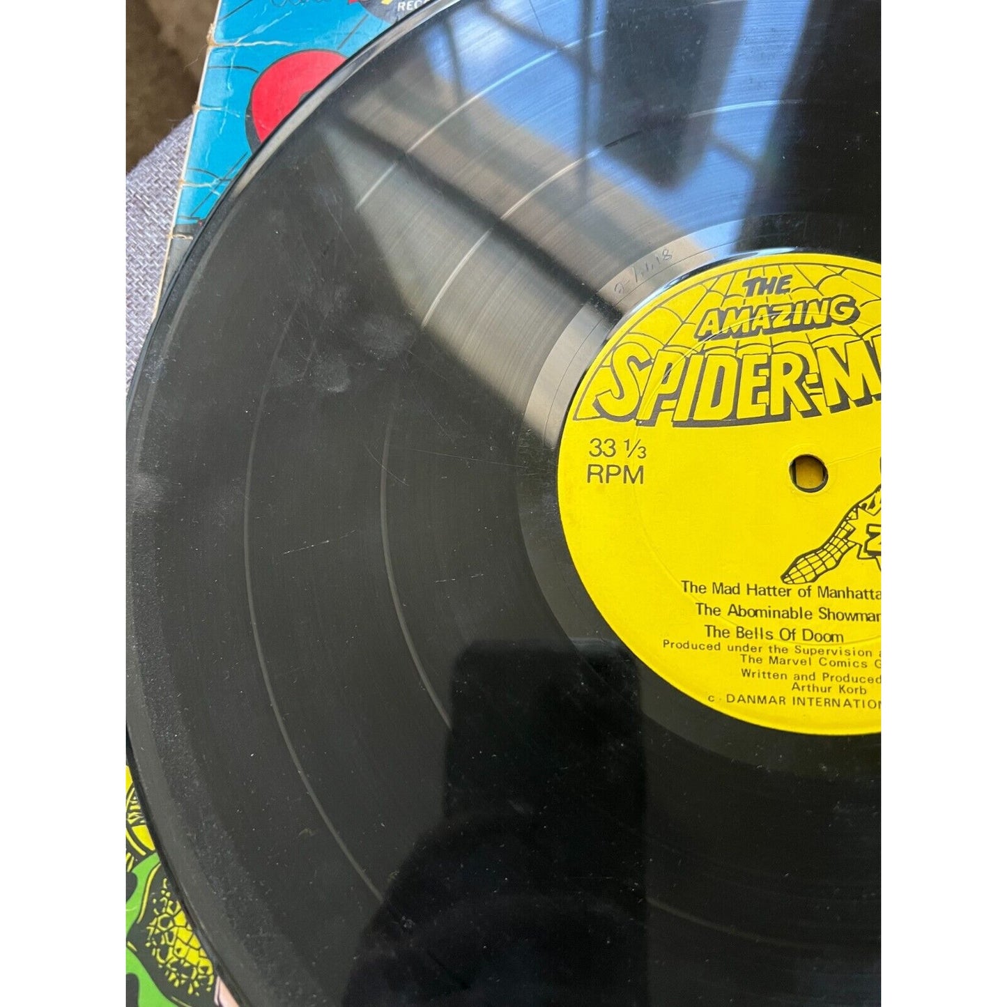 The Amazing Spiderman Invasion Of The Dragon-Men Vinyl Power Records 1974 Vol 2