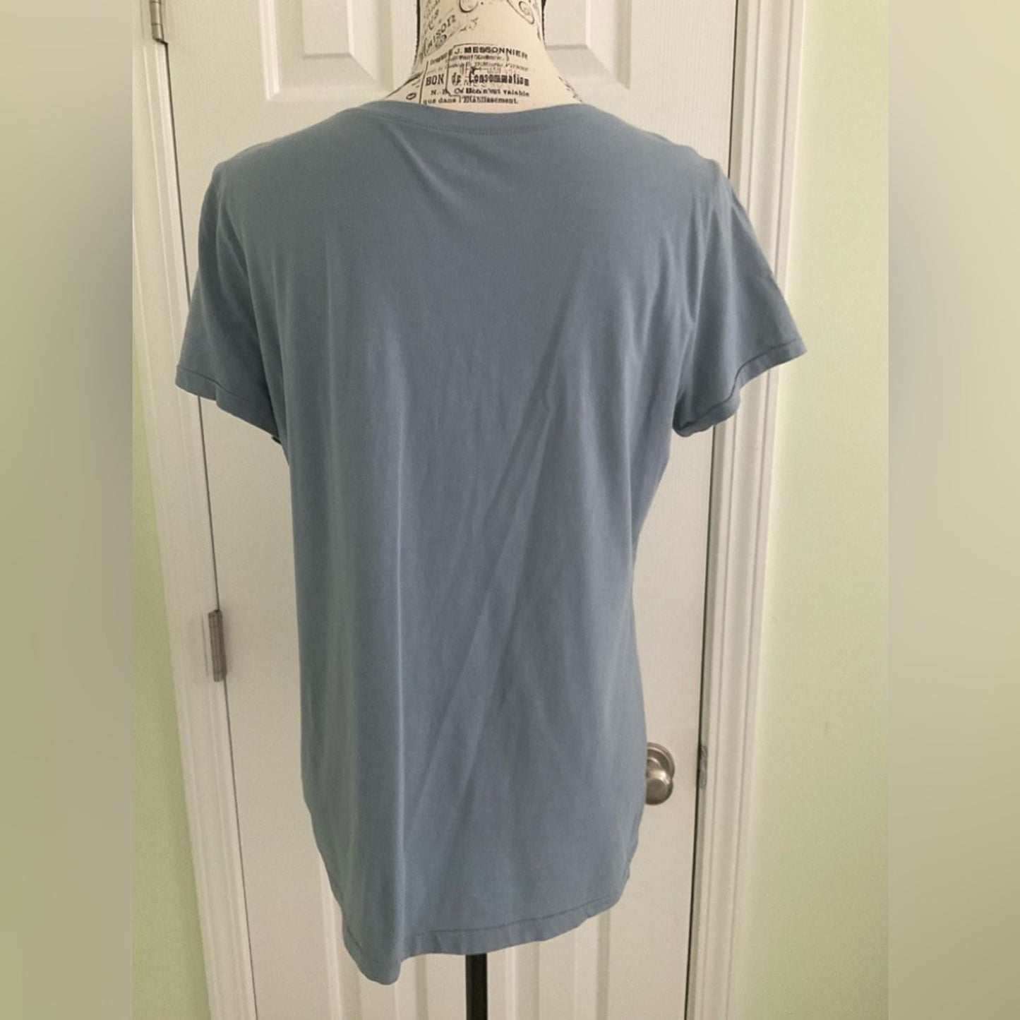 GAP Women's Soft Blue Short Sleeve Tee